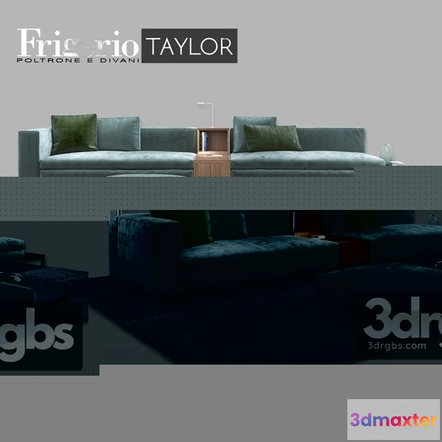 962752 - Frigerio Italia Taylor Sofa Set 01