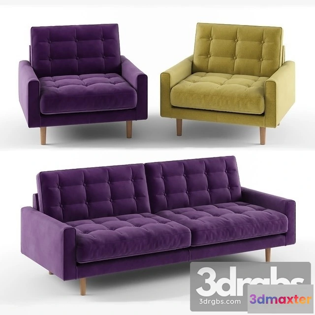 962978 - Habitat Fenner Sofa Armchair