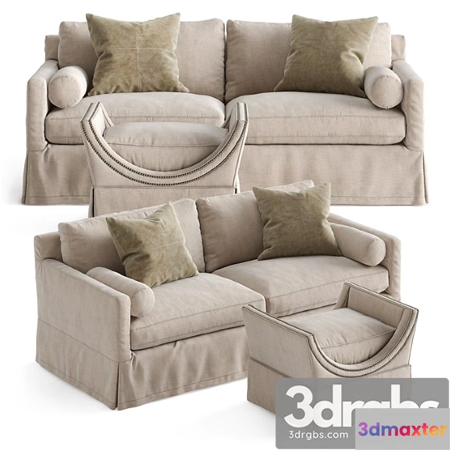 963022 - Hayes sofa & gayle ottoman 2