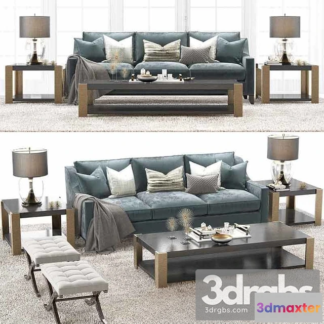 963052 - Henn Hart Brass Lacquer Sofa