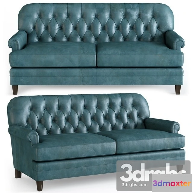 963074 - Hillstead Leather Settee