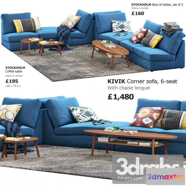 963204 - Ikea Kivik Scandinavian Sofa