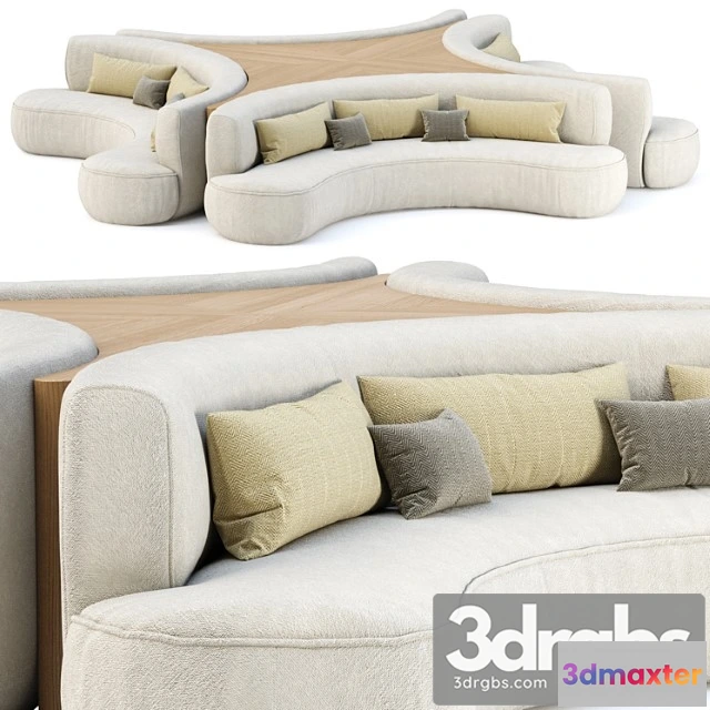 963370 - Jenifer Modular Restaurant Sofa Jr20 Modulnyi Restorannyi Divan