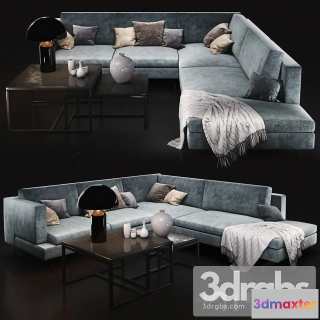 963378 - Jeremy 2987 Natuzzi Sofa