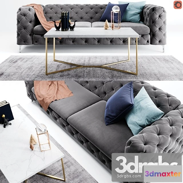 963528 - Kogut chesterfield sofa 2