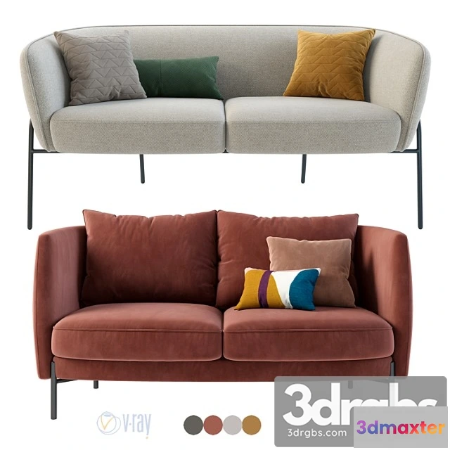 963556 - La redoute. laika sofa. am.pm. arcus sofa. 2