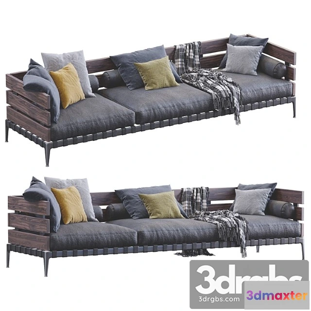 963628 - Leather Sofa Ansel By Flexform 1