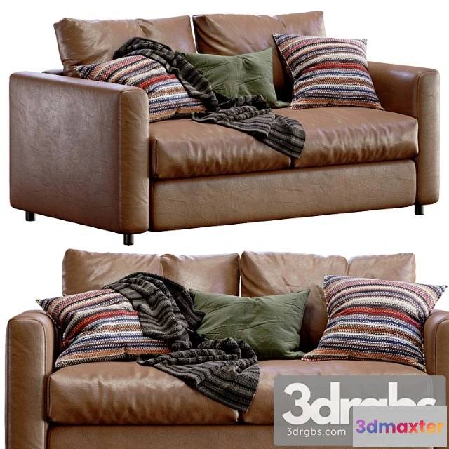 963634 - Leather sofa ikea vimle 2