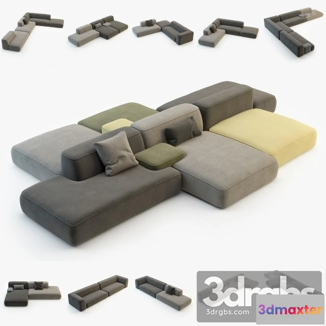 963664 - Lema Cloud Sofa 01