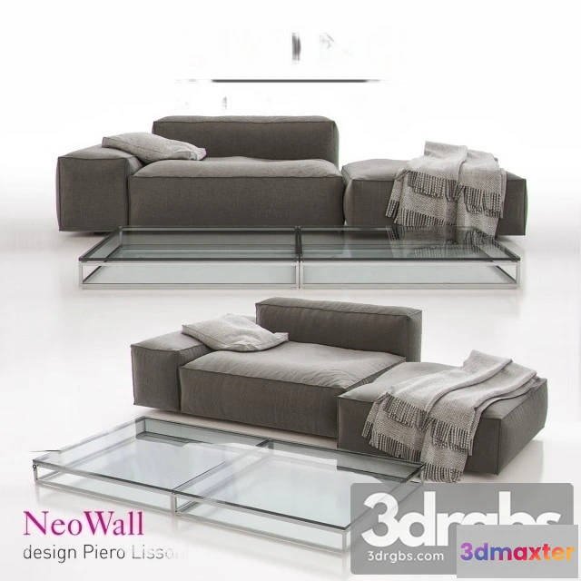963800 - Living Divani NeoWall Sofa 01