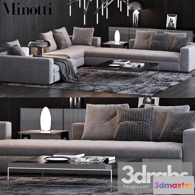 963808 - Living Room Minotti Set 01
