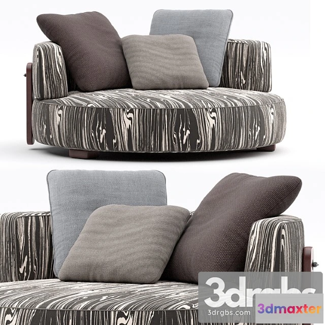 963898 - Loveseat Florida By Minotti