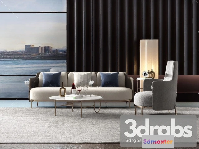 963928 - Luxury Moderm Set Livingroom