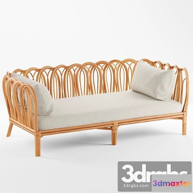 964070 - Melody Rattan Daybed