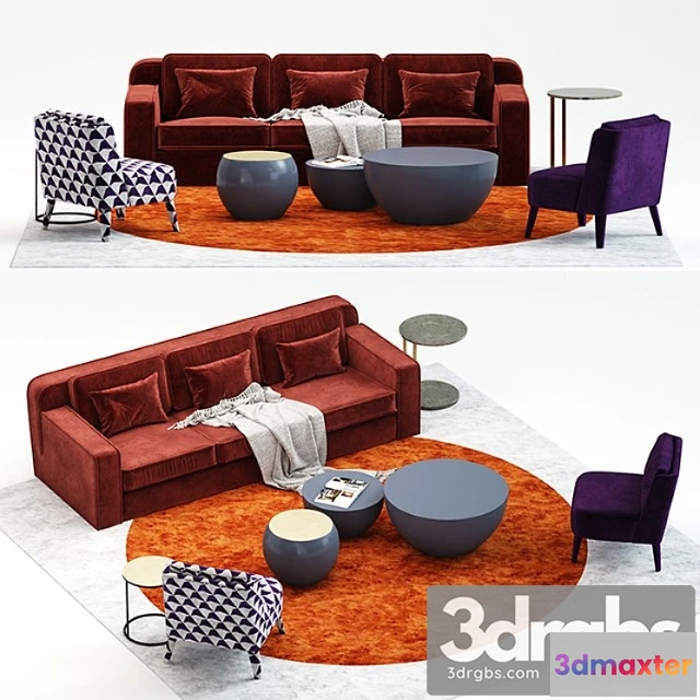 964084 - Meridiani hector sofas set 2