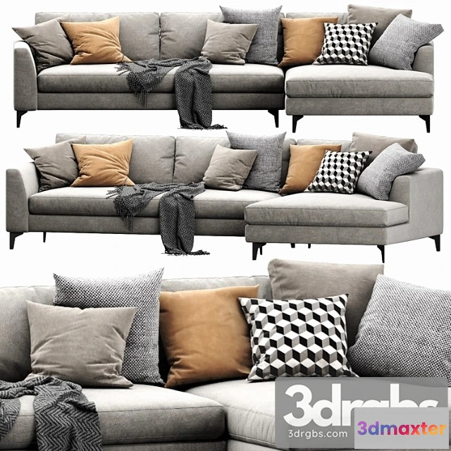 964090 - Meridiani Louis Up Chaise Lounge