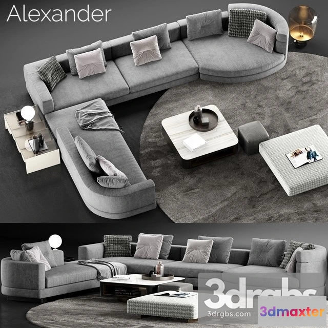 964208 - Minotti Alexander Sofa 02