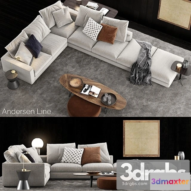 964240 - Minotti andersen line sofa 1 2