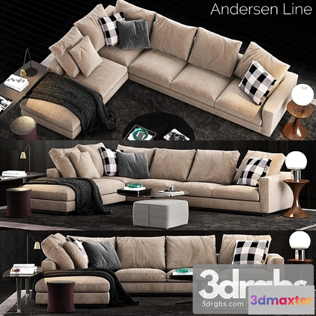964242 - Minotti andersen line sofa 2 2