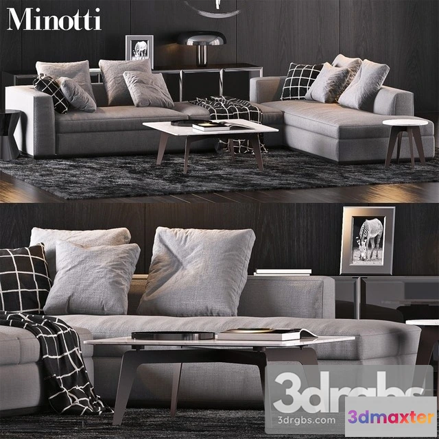 964276 - Minotti Cloarkroom Sofa Set