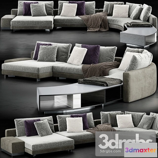 964296 - Minotti Daniels Sofa 01