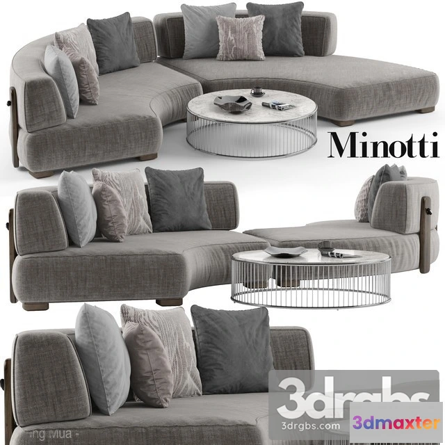 964312 - Minotti Florida Sofa Set 1