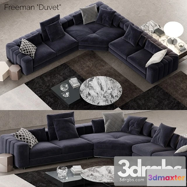 964326 - Minotti freeman duvet sofa 2 2