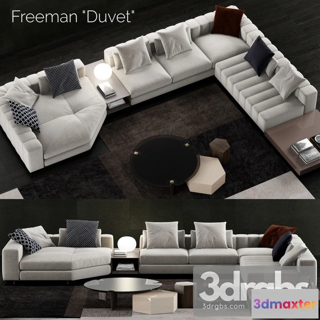 964328 - Minotti Freeman Duvet Sofa