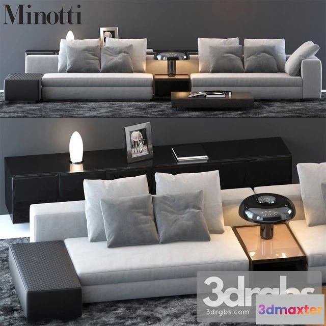 964360 - Minotti Funiture Set YANG Sofa