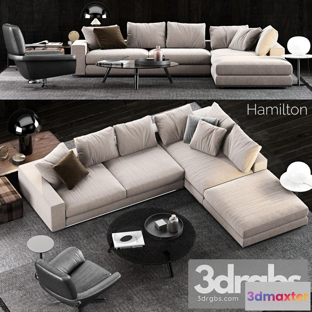 964390 - Minotti Hamilton Sofa 01