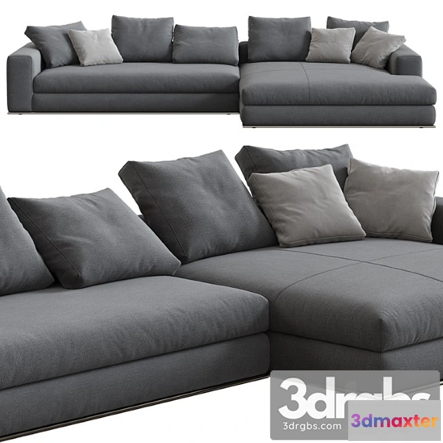 964398 - Minotti Hamilton Sofa Chaise Longue
