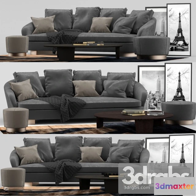 964424 - Minotti Jacques Sofa Set 901