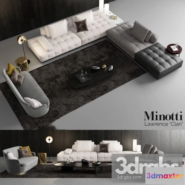 964436 - Minotti Lawrence Clan Seating 3