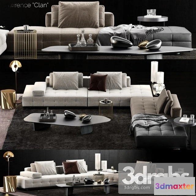964438 - Minotti Lawrence Clan Seating