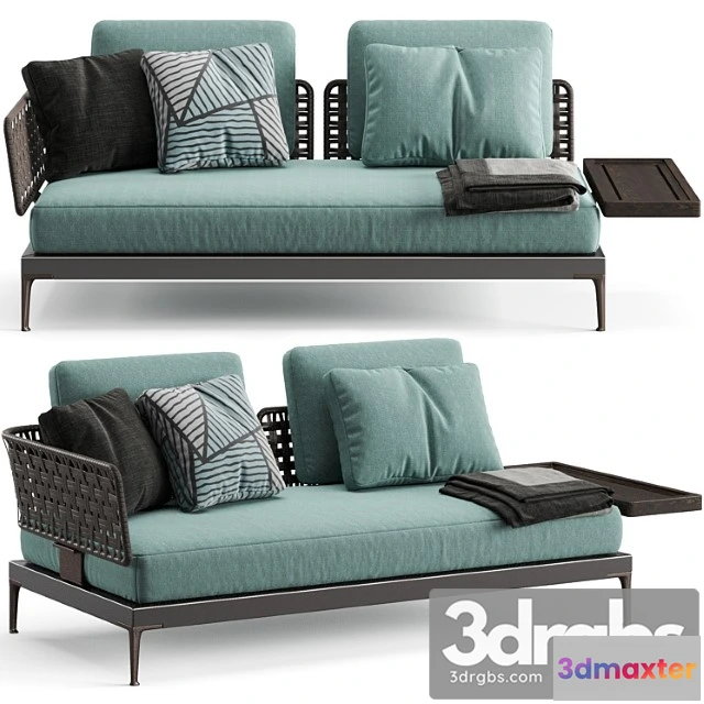 964496 - Minotti Patio Sofa With Top