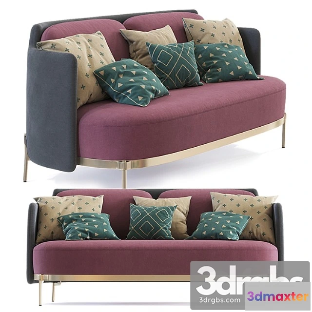 964584 - Minotti Tape Sofa Two Seat