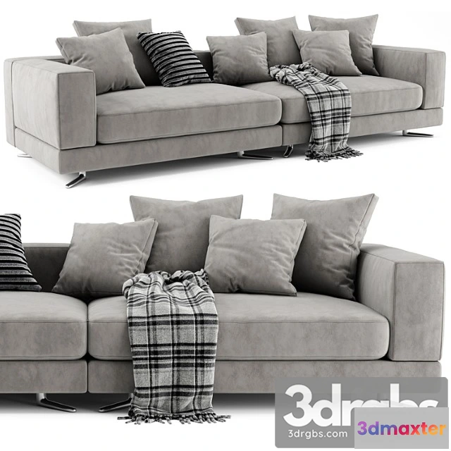 964600 - Minotti White Sofa