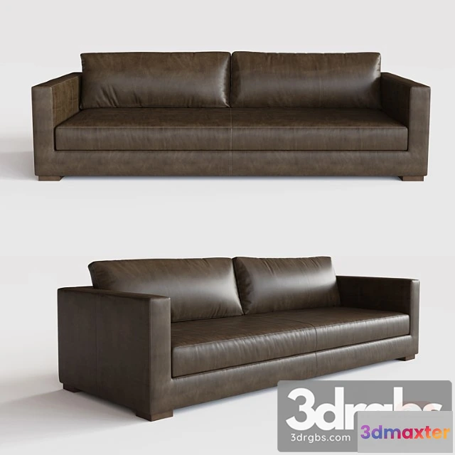 964638 - Modena shelter arm leather sofa 2
