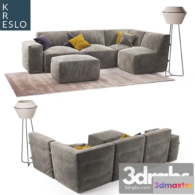 964682 - Modular frameless sofa_1 2