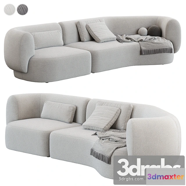 964714 - Modulnyi Divan Hug Modular Sofa Composition 01