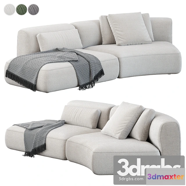 964720 - Modulnyi Divan Mdf Italia Cosy Curve Sofa