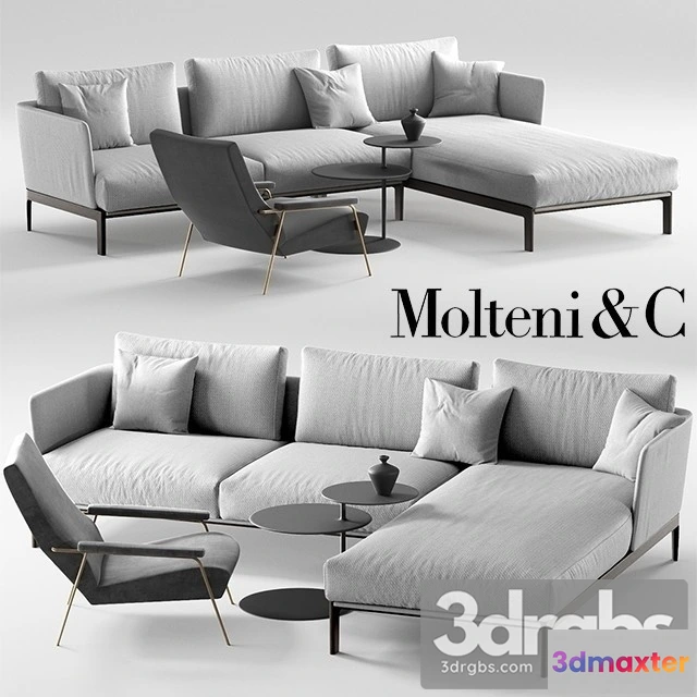 964766 - Molteni Chelsea Sofa 01