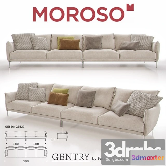 964846 - Moroso Gentry Ge626 Ge627 Sofa
