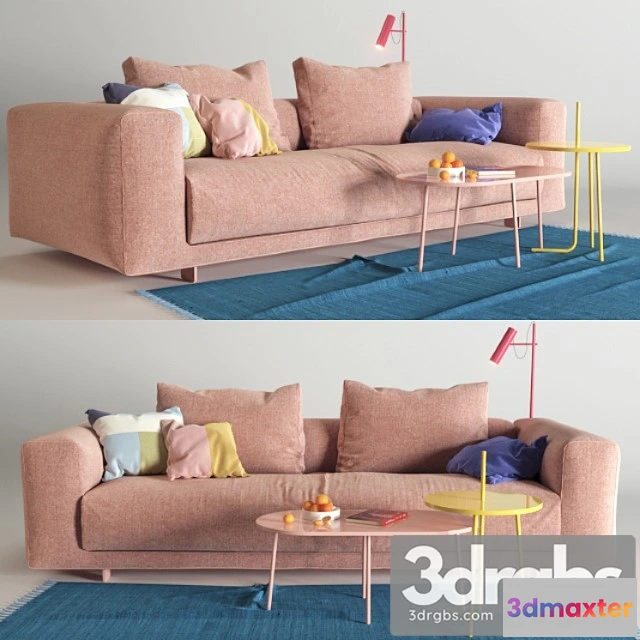 964866 - Moss sofa cor (vray ggx) 2