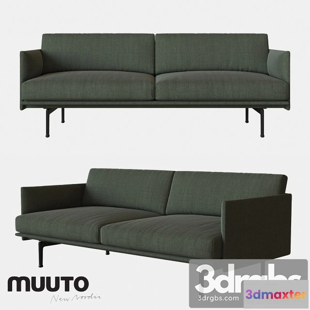 964892 - Muuto Outline Sofa 2 Seater
