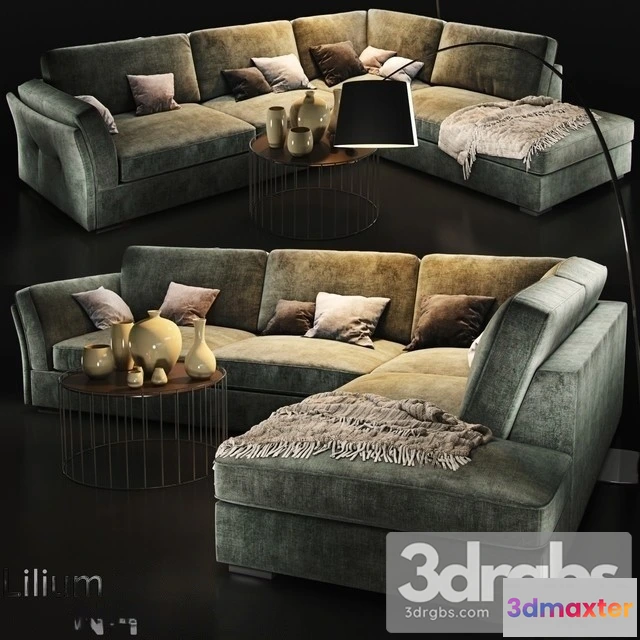 964960 - Natuzzi Lilium Sofa