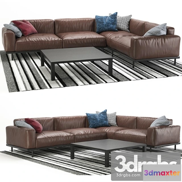 964986 - Naviglio sofa arflex leather 2