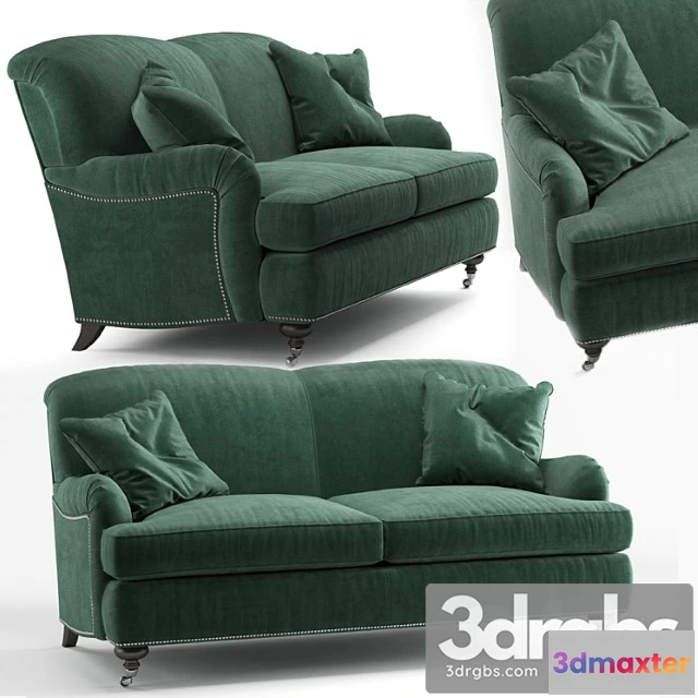 965172 - Oxford sofa kent emerald by ethan allen 2