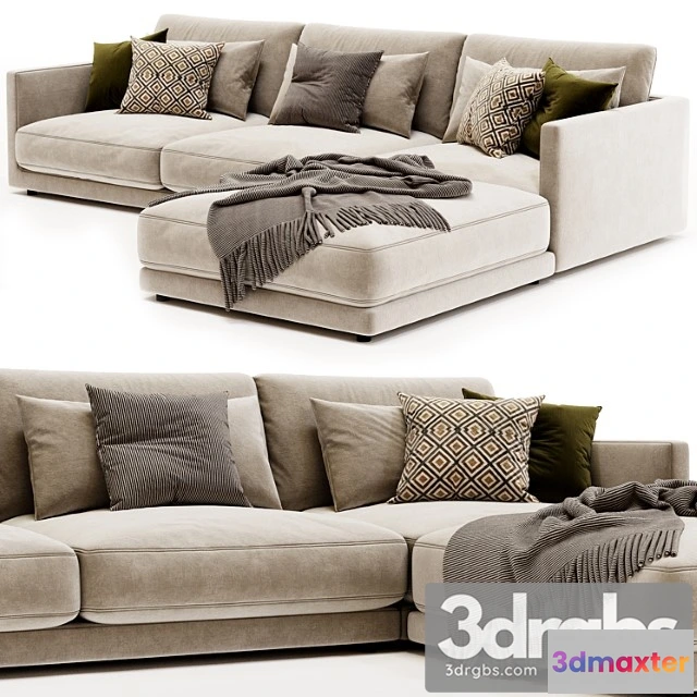 965412 - Poliform Bristol With Ottoman 8