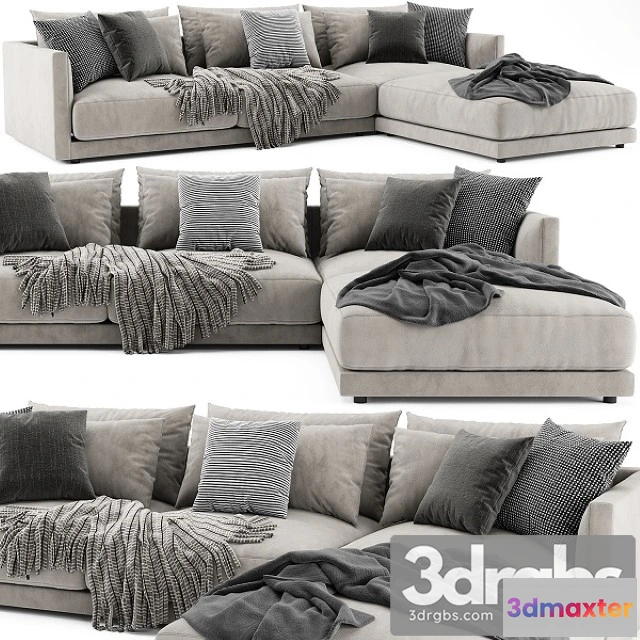 965414 - Poliform Bristol with Ottoman